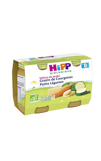 HIPP Petit pot jardinière de légumes bio dès 6 mois 2x190g pas cher 